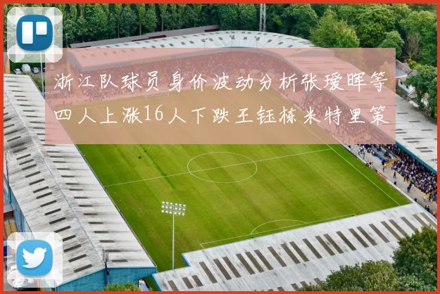 浙江队球员身价波动分析张瑷晖等四人上涨16人下跌王钰栋米特里策保持不变